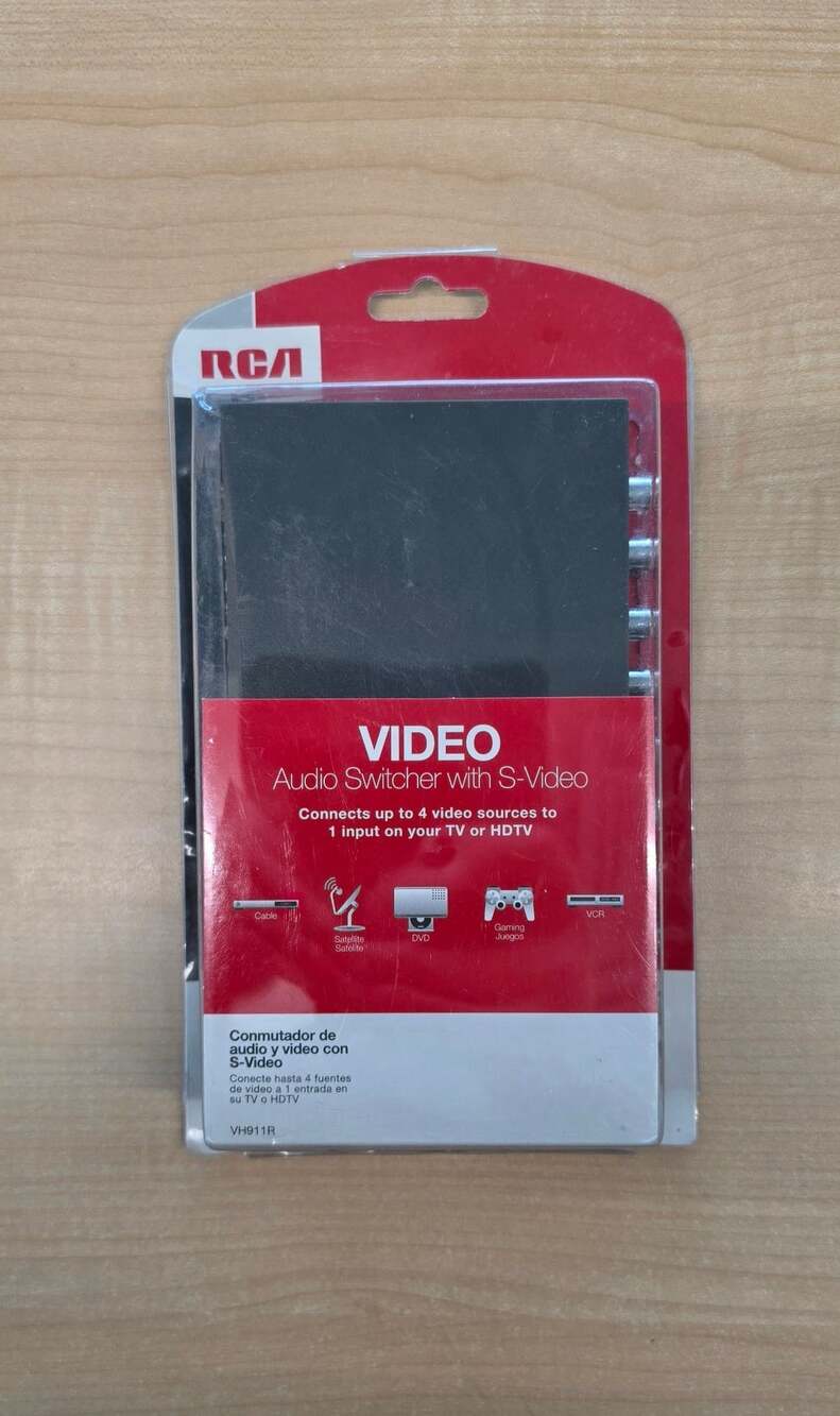 RCA Video Audio Switcher With S-Video VH911R
